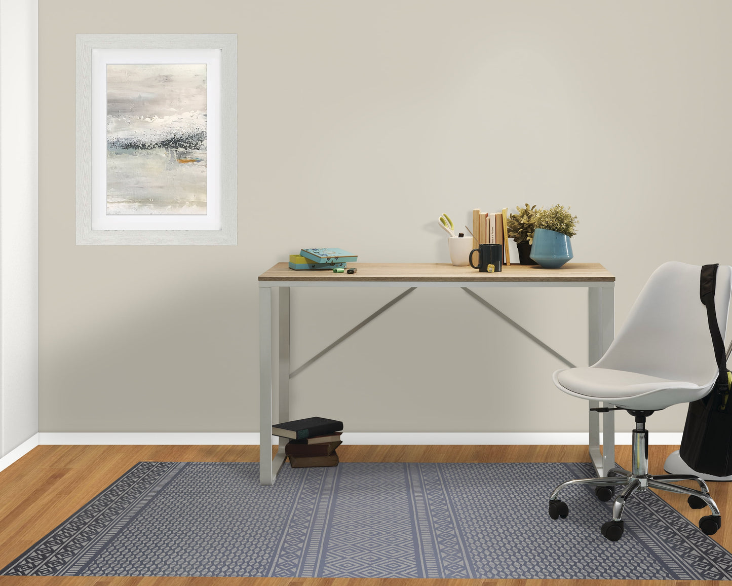 Daliah Blue Office Mat by Kavka Designs