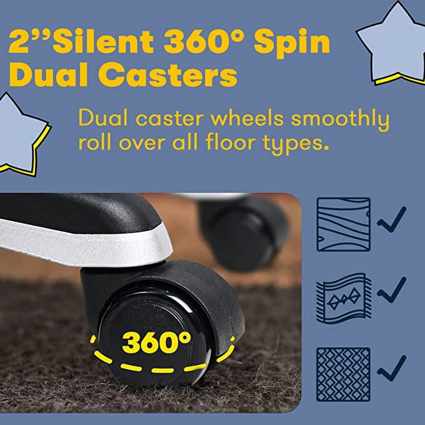 Bossin Big and Tall Home Office Computer chair for Adults, High Back Desk Chair for Heavy Duty 400 LBS