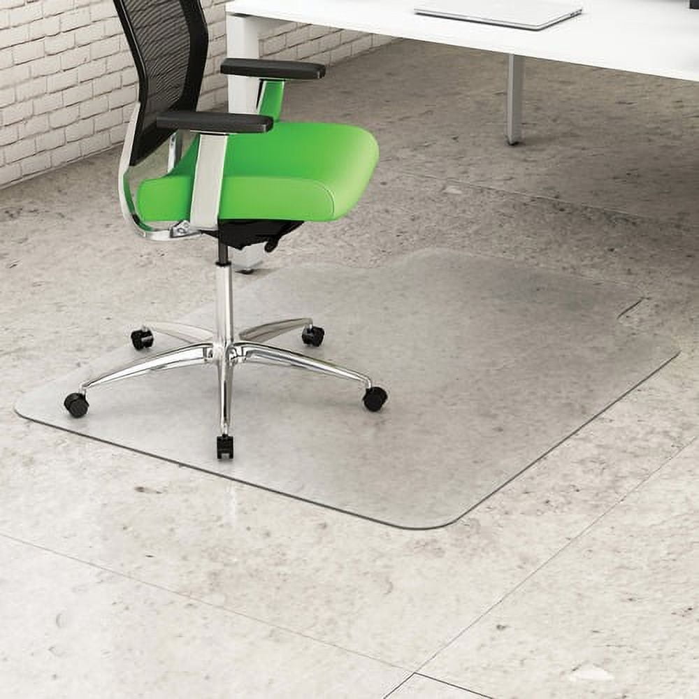 Deflecto Earth Source Hard Floor EconoMat with Lip Clear
