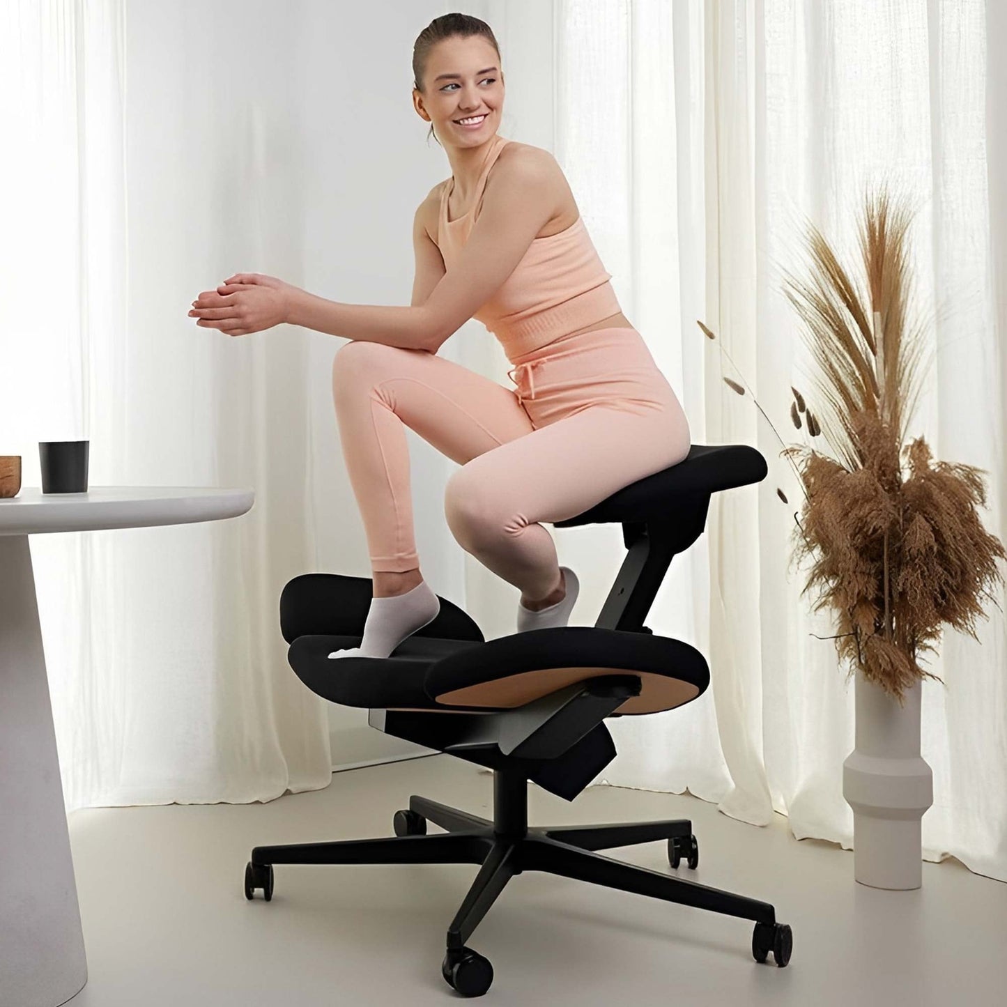Multifunctional Transformable Meditation Chair for Office and Home - Ideal for ADHD, Cross-Legged Sitting, and Posture Change