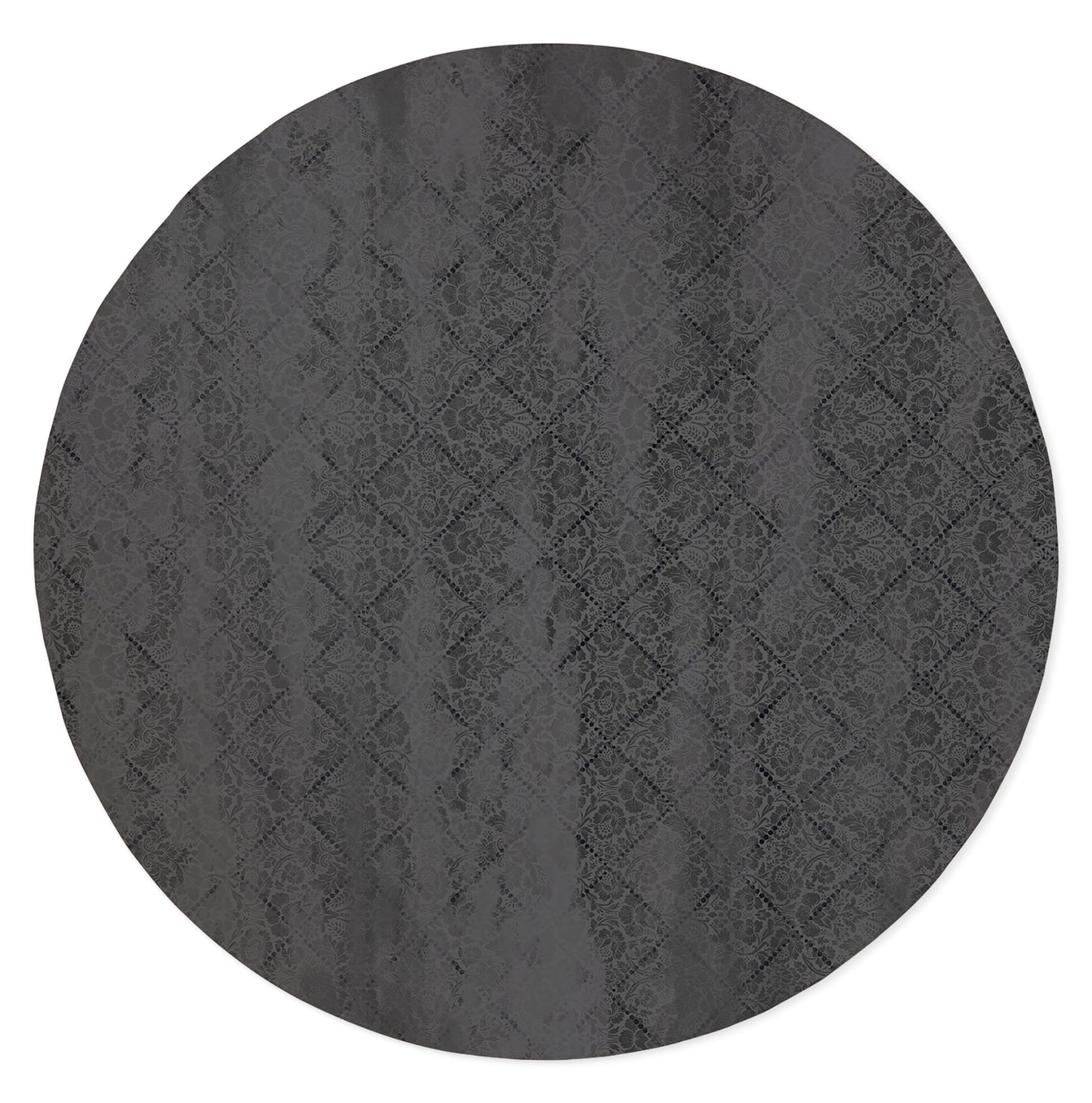 DAMASK FADE CHARCOAL Office Mat By Kavka Designs