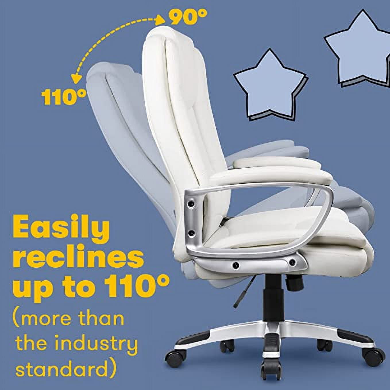 Bossin Big and Tall Home Office Computer chair for Adults, High Back Desk Chair for Heavy Duty 400 LBS