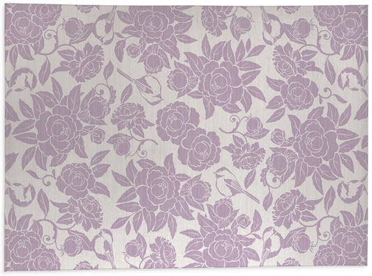 My Little Chickadee Lavender Office Mat by Kavka Designs