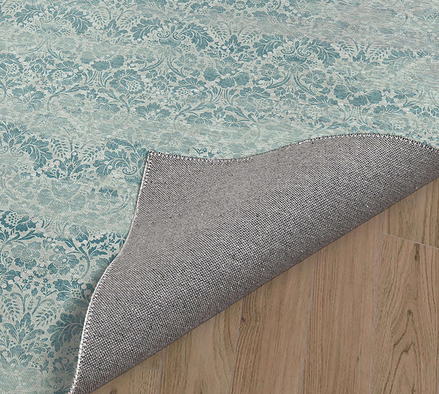 DAMASK FADE TEAL Office Mat By Kavka Designs