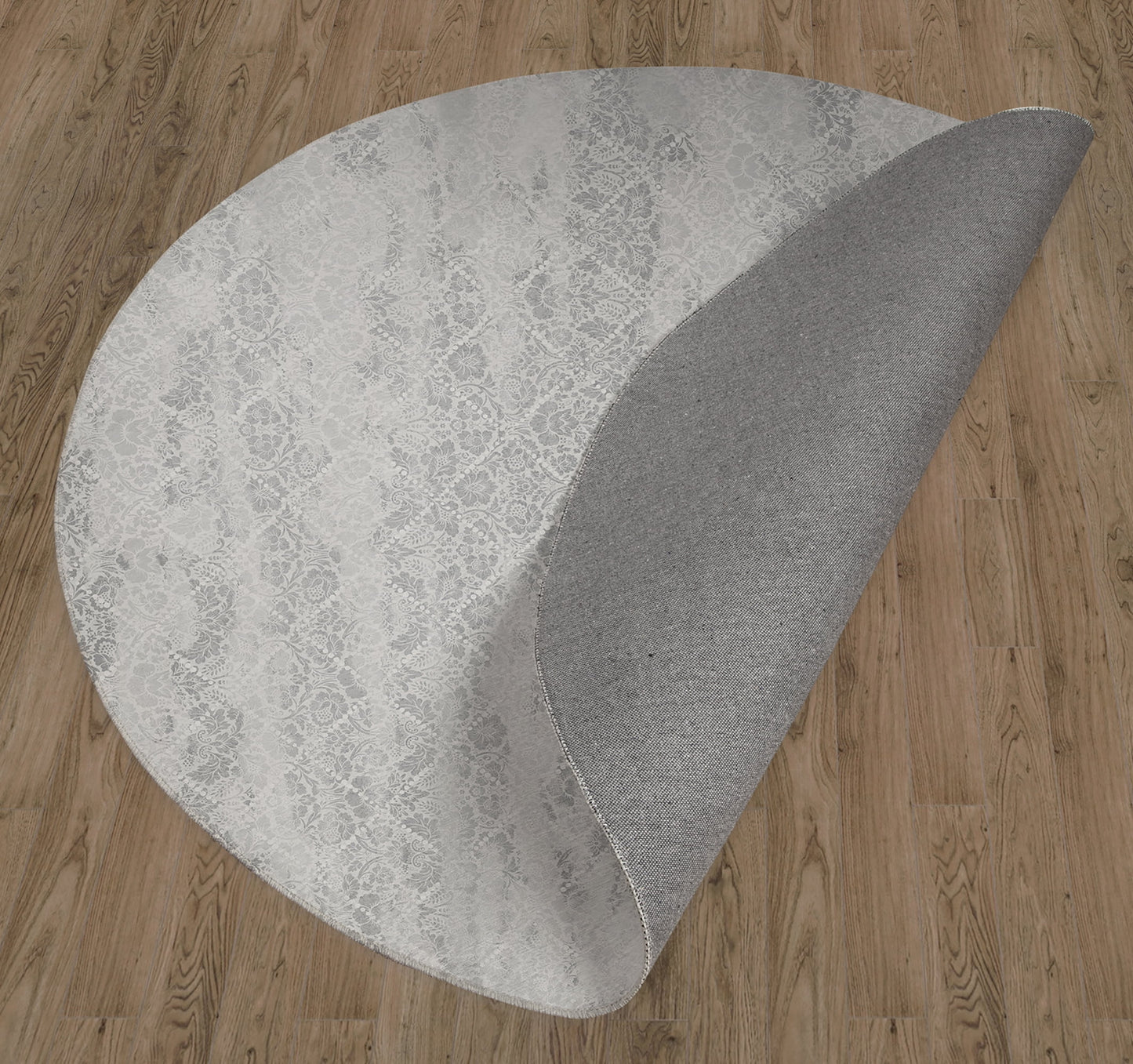 DAMASK FADE GREY Office Mat By Kavka Designs