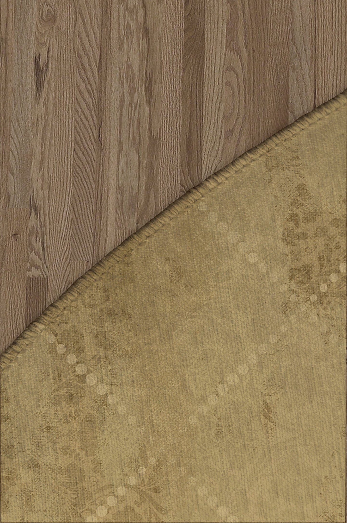 DAMASK FADE OCHRE Office Mat By Kavka Designs