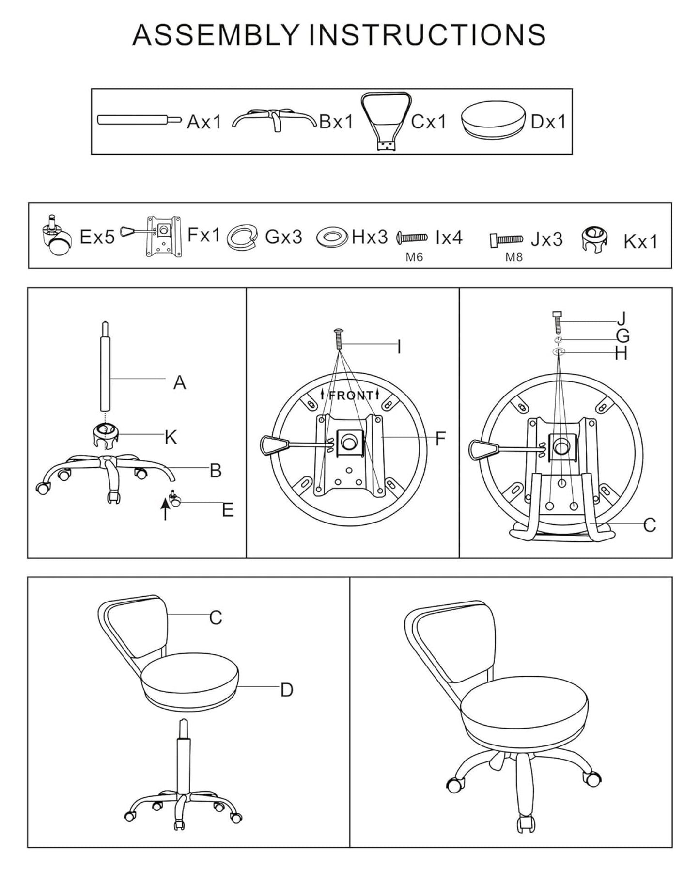 Dayton Garage Rolling Seat (Burgundy) Pneumatic, Short Stool with Adjustable Height 13in-15in, Perfect for Garage Mechanic, Home Gardening, Factory Technician Task