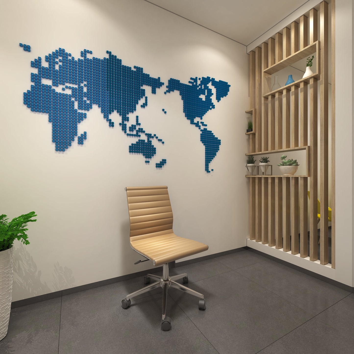 2xhome Tan Modern Mid Back Office Chair Armless Ribbed PU Leather Swivel Tilt Adjustable Chair Designer Boss Executive Manager Office Conference Room Work Task Ergonomic No Arms Without Arm Rests