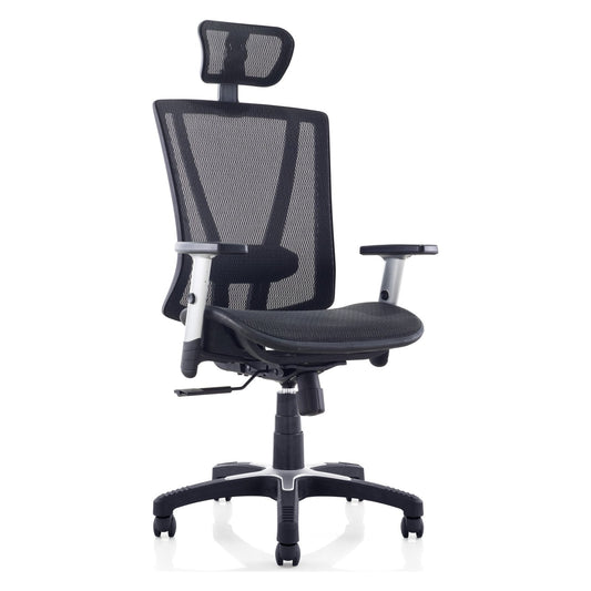 Canary Products MSH112BK Fully Meshed Ergo Office Chair with Headrest - Black