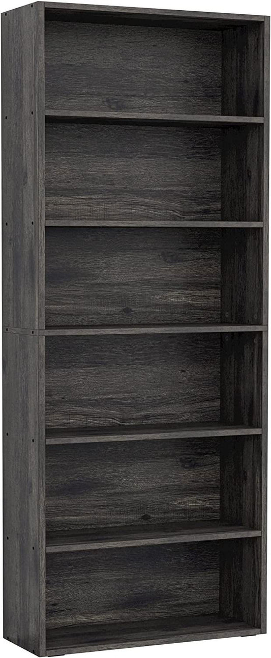 Bookshelves and Bookcases Floor Standing 6 Tier Display Storage Shelves 70in Tall Bookcase Home Decor Furniture for Home Office, Living Room, Bed Room