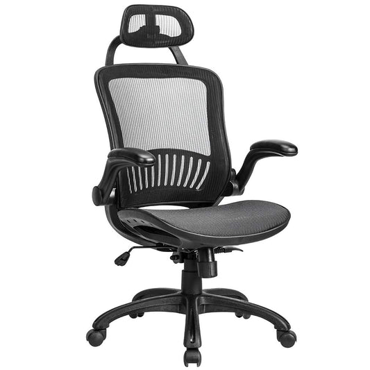 BestOffice Ergonomic Office Chair, Lumbar Support, Swivel Rolling for Men, Women(Black)