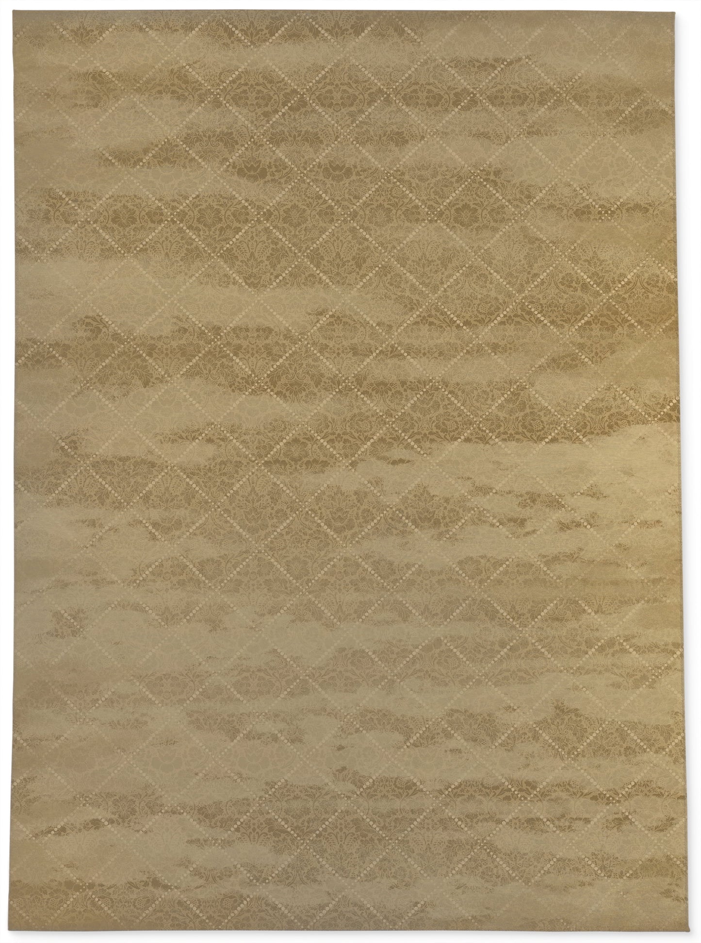 DAMASK FADE OCHRE Office Mat By Kavka Designs
