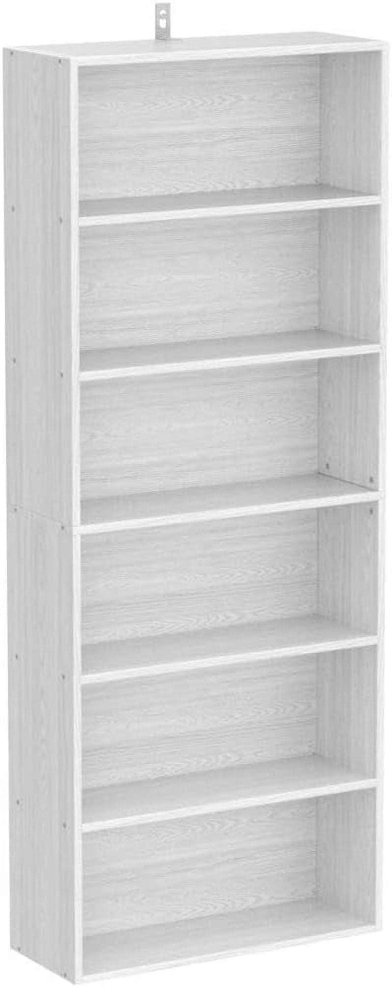 Bookshelves and Bookcases Floor Standing 6 Tier Display Storage Shelves 70in Tall Bookcase for Home Office, Living Room, Bed Room