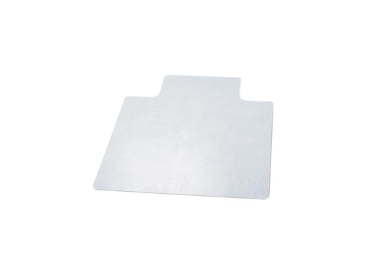 deflecto EconoMat All Day Use Chair Mat for Hard Floors, Flat Packed, 45 x 53, Wide Lipped, Clear
