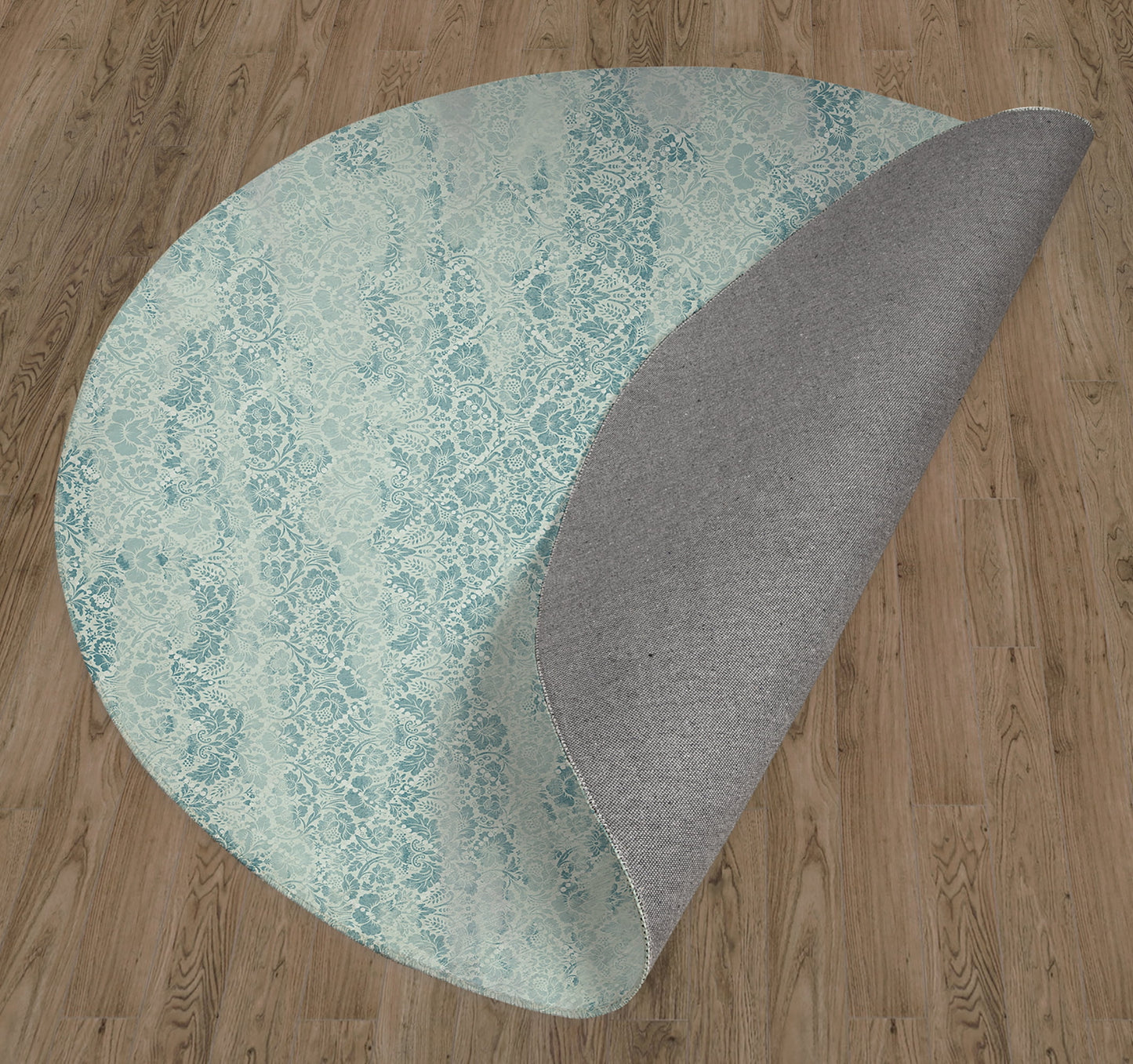 DAMASK FADE TEAL Office Mat By Kavka Designs