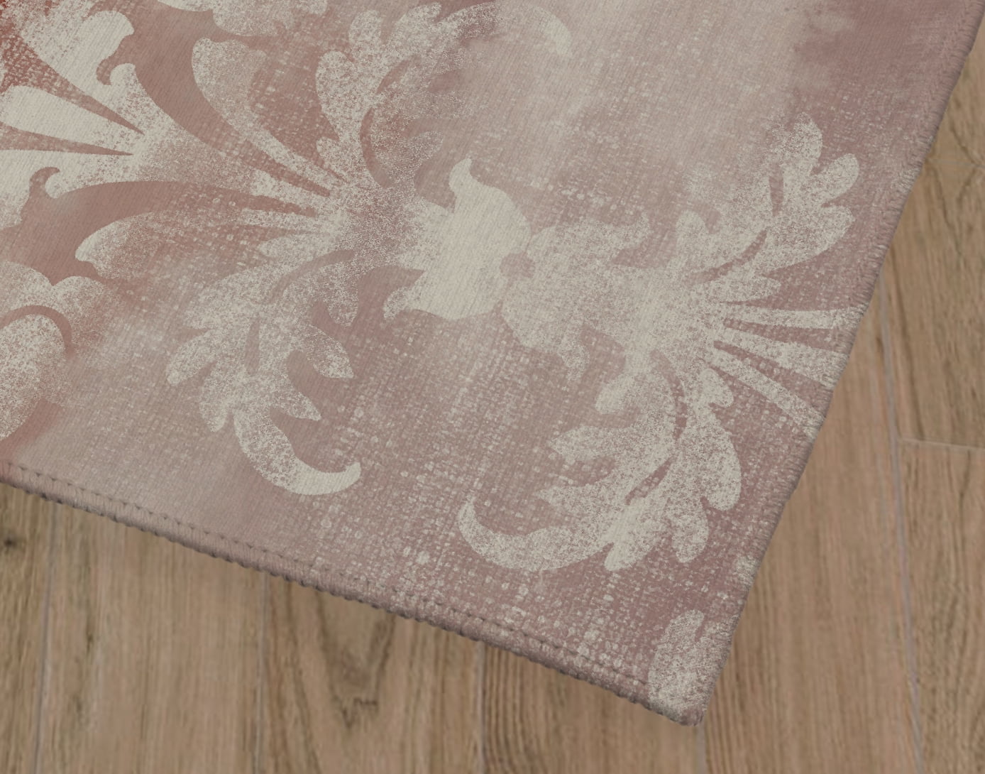 DAMASK WATERCOLOR RUST Office Mat By Kavka Designs