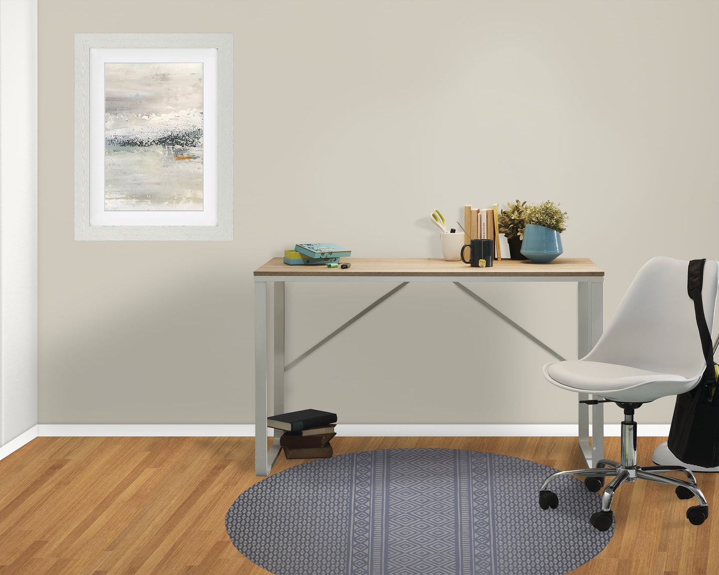 Daliah Blue Office Mat by Kavka Designs